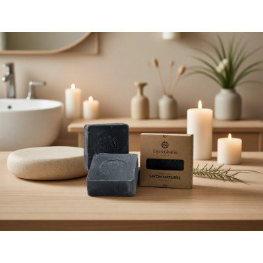 Savon Naturel au Charbon Actif – 100g